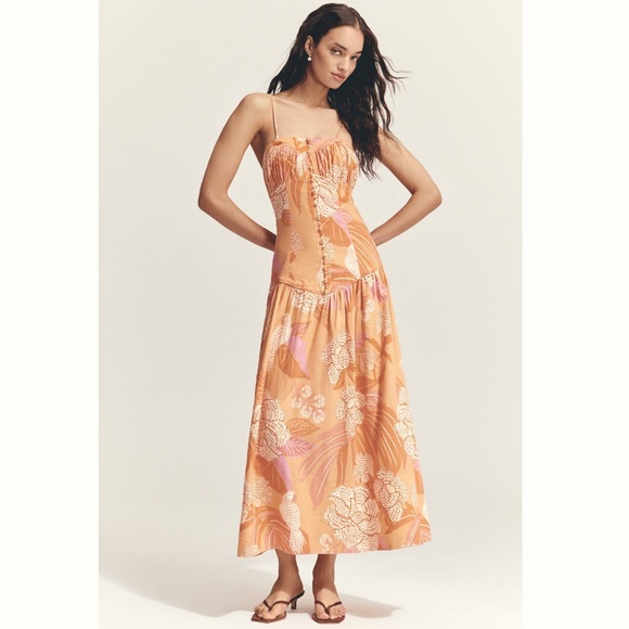 Farm Rio x Anthropologie Midi Dress - Picture 1 of 6